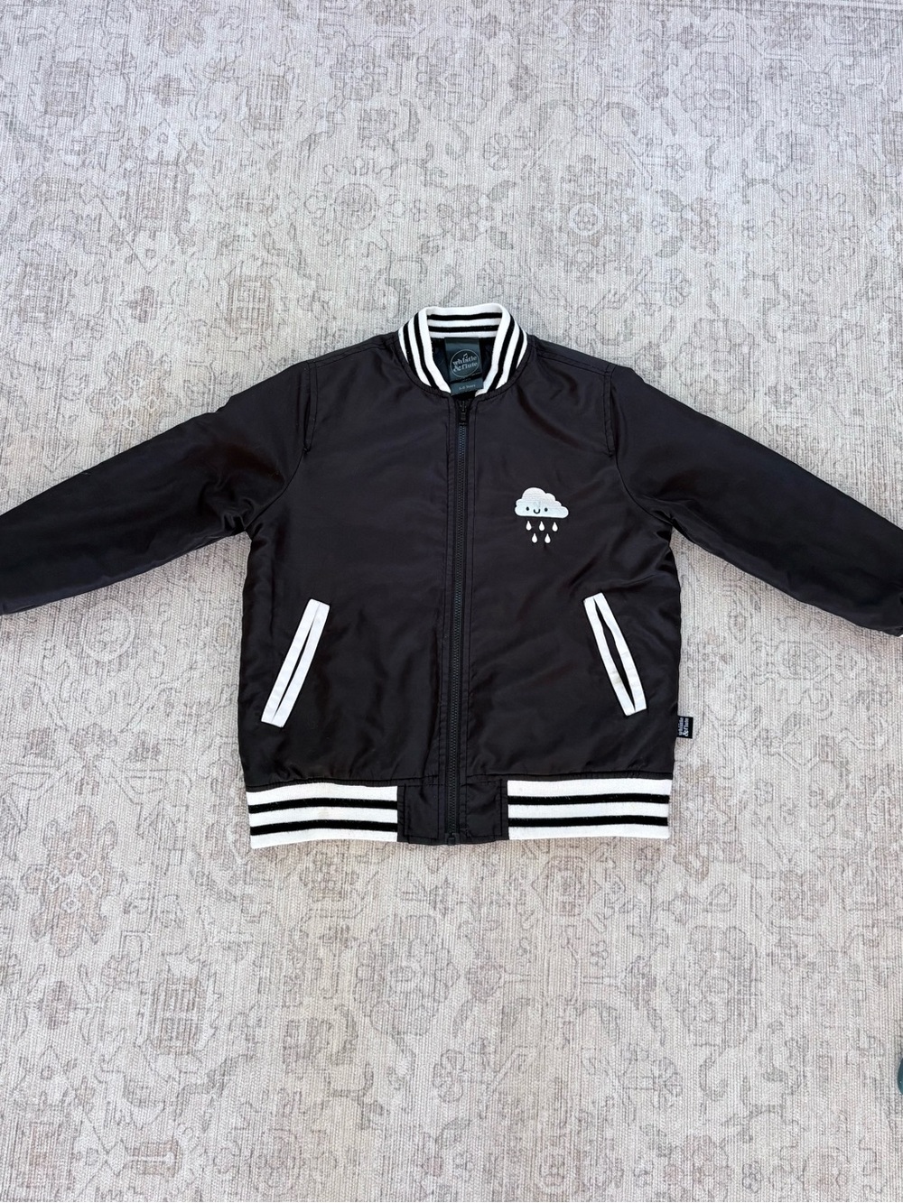 Whistle & Flute Kawaii Cloud Bomber Jacket Size 5/6